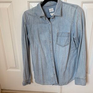 J. Crew Light Blue Denim Shirt